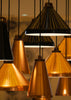 Handle pendant lamps by Josie Morris