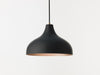 Vienna 30 raw copper and black pendant lamp