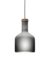 Labware grey glass pendant lamp limited edition