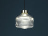 Pharos glass pendant lamp silver top lighthouse fresnel style