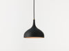 Vienna 21 black varnish and raw copper pendant lamp